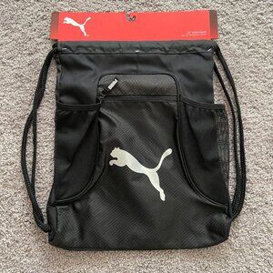 Boy's Black PUMA 18" CarrySack for Sports, Camping, Gym | Boy's PUMA Accessories